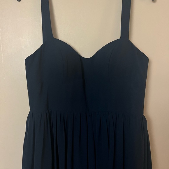 Elegant Navy Blue Maxi Dress from Azazie *Make an Offer or Bundle* - Picture 4 of 7